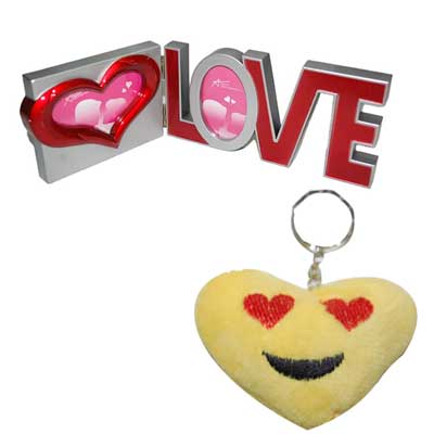 "Valentine Love Photo frame -8578, Love Smiley -code01 - Click here to View more details about this Product